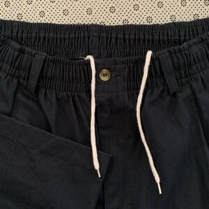 Creekwood Men's Navy Elastic Waist Drawstring Pants Size 50 Tall Chino